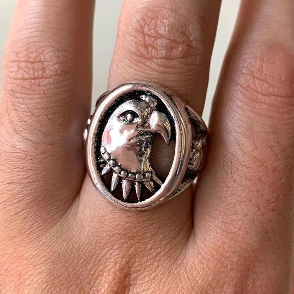 Eagle Head Ring Men's 8 Inches Alloy